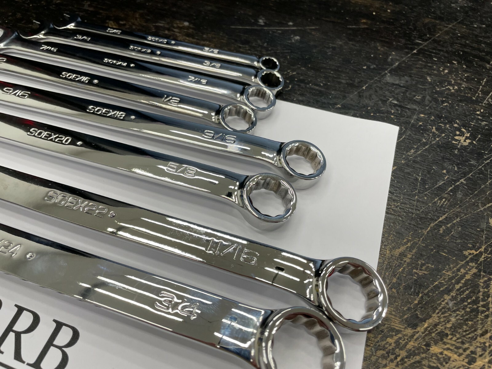 Snap-on Tools USA NEW 10pc 12 Point Flank Drive PLUS Combo Wrench Set SOEX710