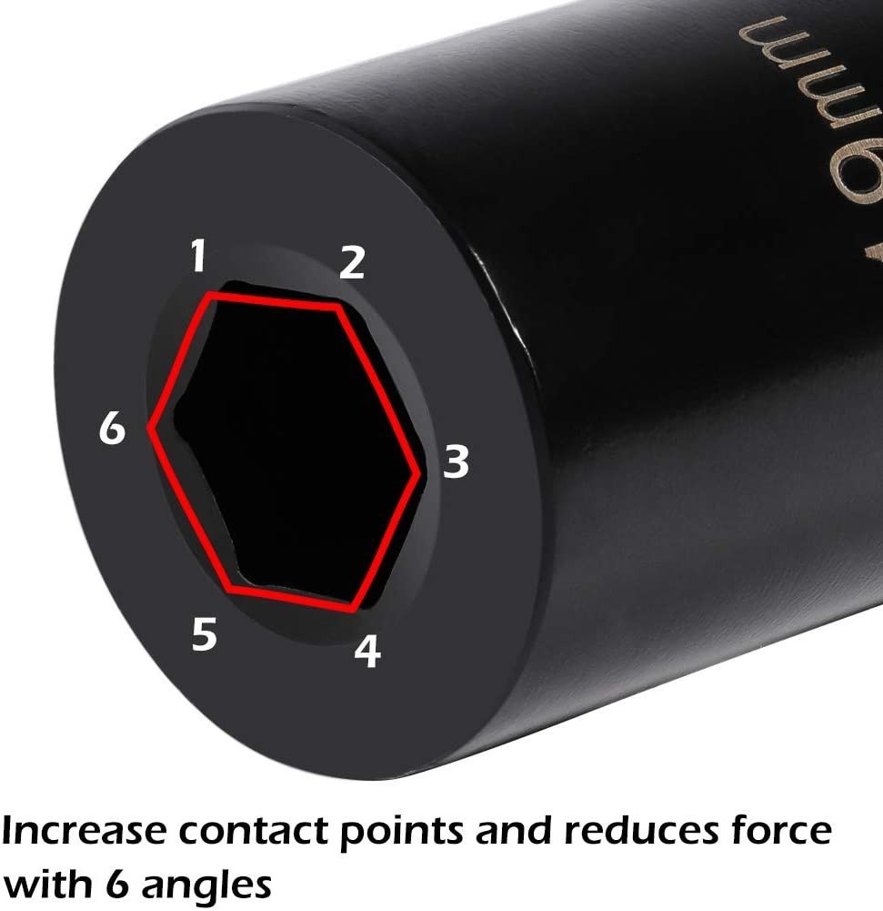 19mm Harmonic Balancer Impact Socket Pulley Damper Bolt Tool for Honda Engines