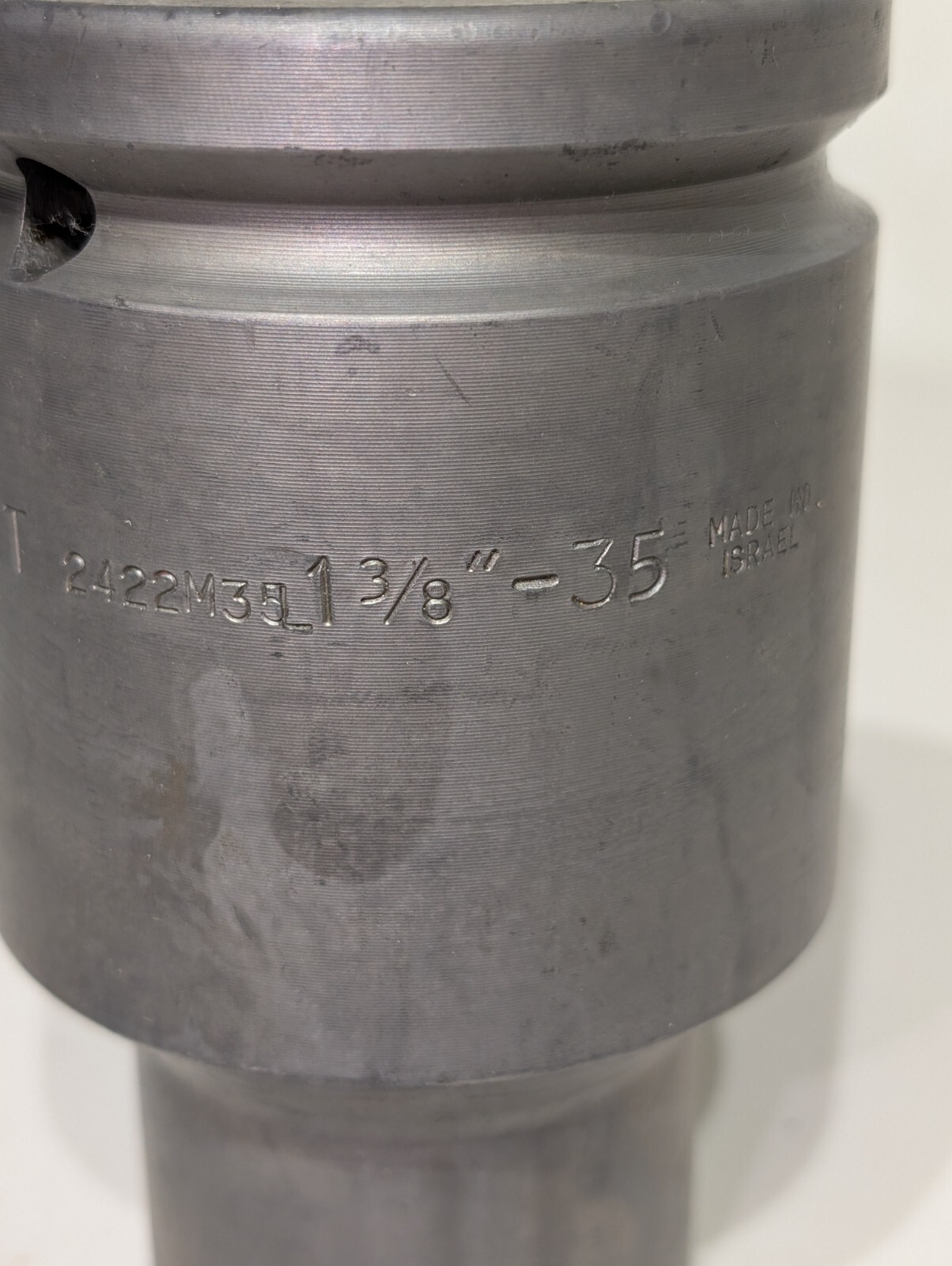 Ozat 2422M35L: 1-3/8″ Deep Impact Socket 1-1/2″ Drive 6 Point Made in Israel