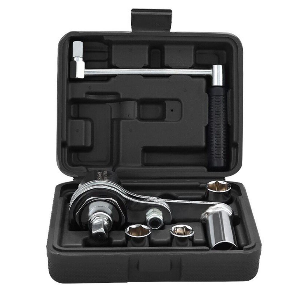 Lug Nut Remover with 17mm/19mm/21mm Sockets Wrench Booster Tire Nut Remover