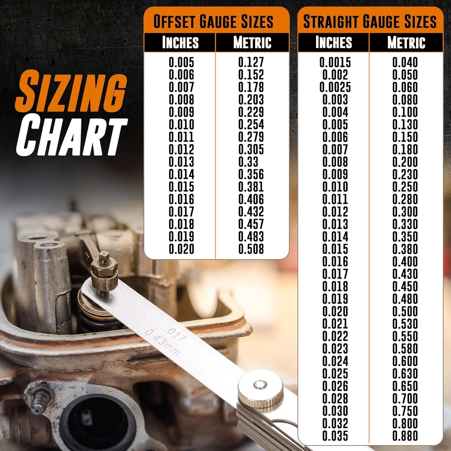 Valve Clearance Feeler Gauge Set – Automotive Essential