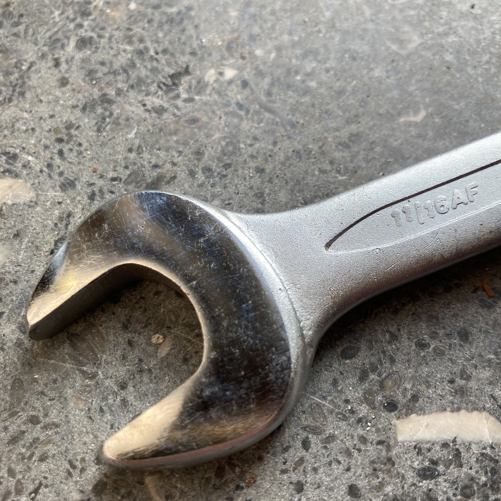 ELORA 205 Combination Imperial Spanner W Germany Chrome Vanadium 11/16 AF
