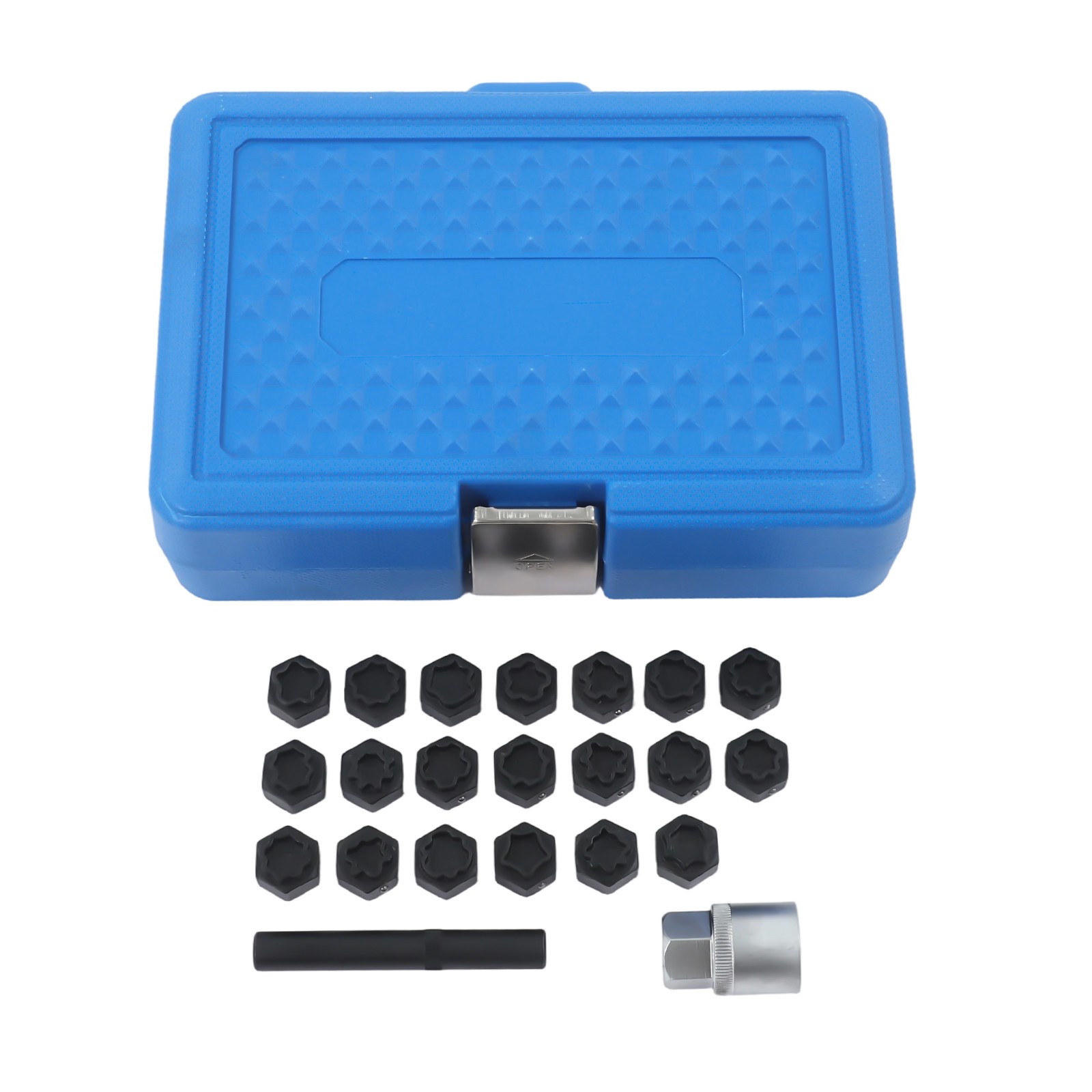 Wheel Locking Key Set Anti-theft Wheel Rim Lug Nut Master Removal Tool Kit 22Pcs