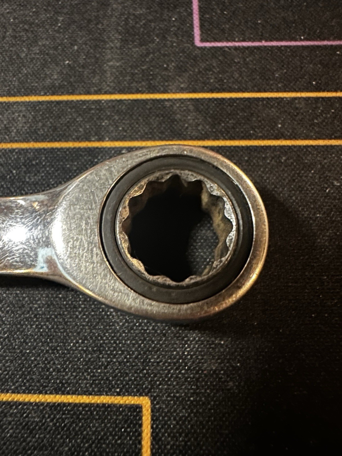 Snap-on 11mm Metric Non-Reversing Ratcheting Combo Wrench