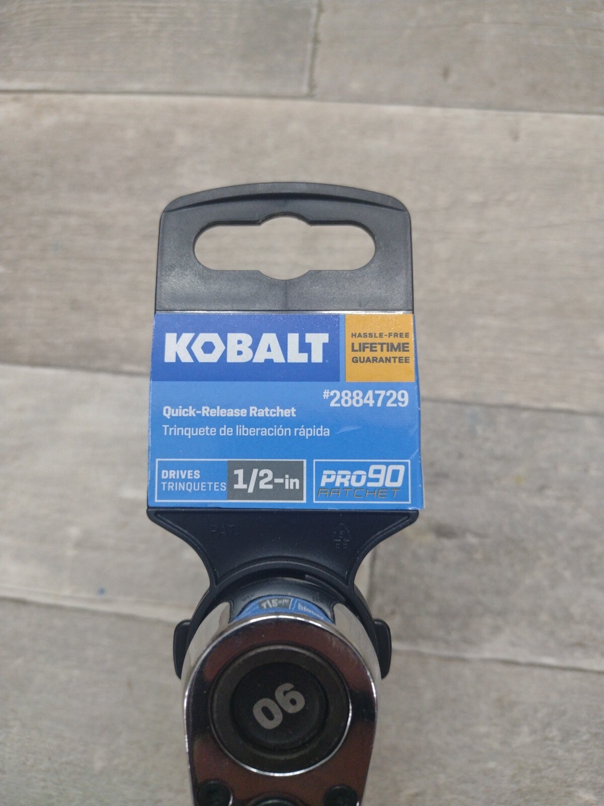 Kobalt 1/2″ Drive Quick Release Ratchet Pro 90 #2884729