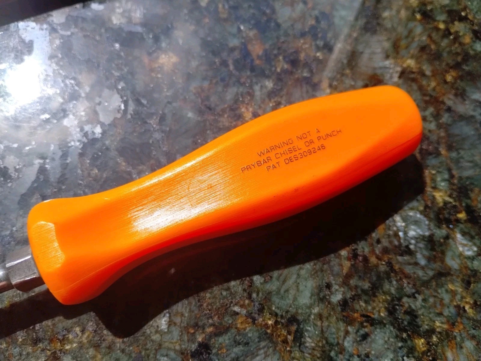 Snap On Tools USA RARE T45 TORX Hard Handle Orange Screwdriver SDTX645 USA.