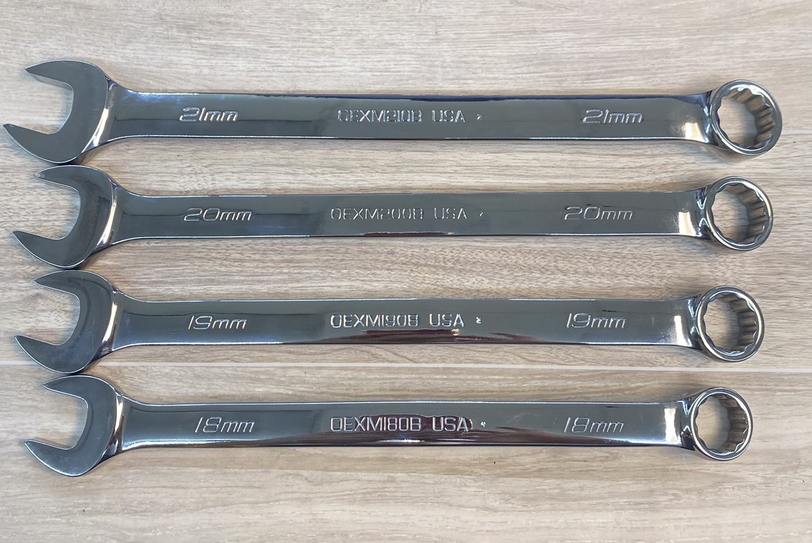 Snap-on Metric Wrenches OEXM180B 190B 200B 210B 18-21MM