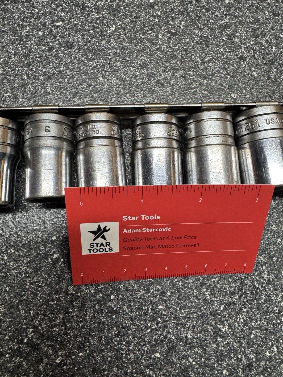 Snap-on 1/2″ Drive 12pc 6pt SAE Shallow Socket Set 7/16″ to 1-1/8″ TW Series