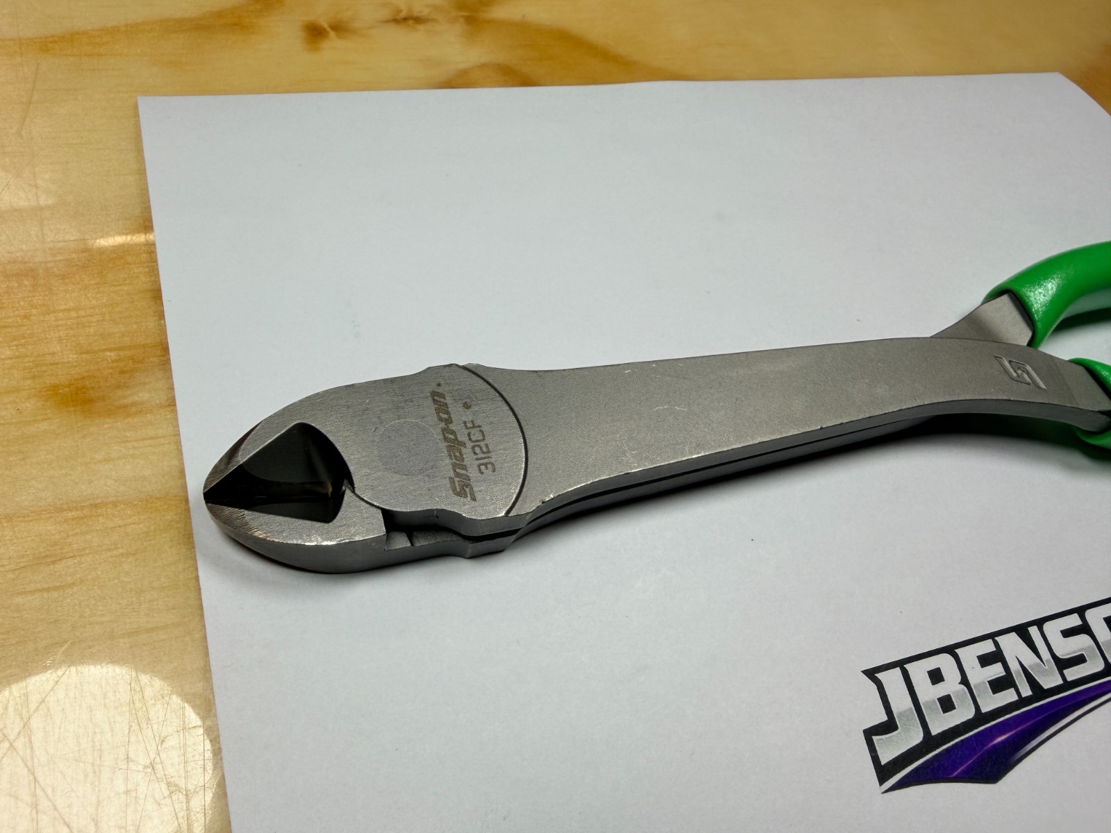 Snap-on Tools USA NEW GREEN Soft Grip 11″ Heavy-Duty Diagonal Cutter 312CFG