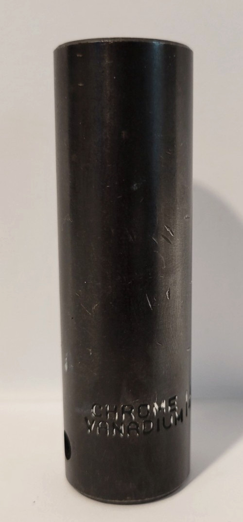 14 MM black impact socket, 1/2″ drive black chrome vanadium