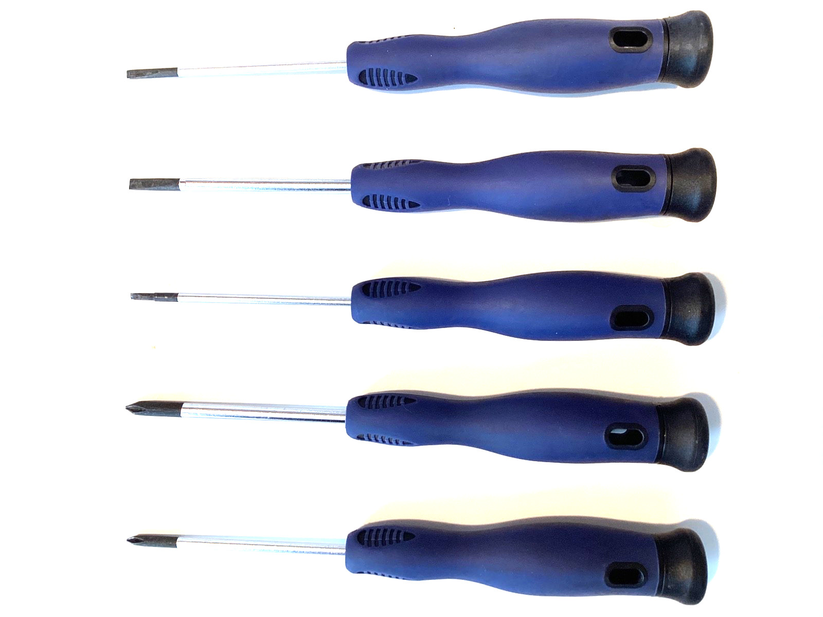 Cornwell Tool 5 Piece Soft Grip Pro Precision Screwdriver Set Spinner Top CSDP7S