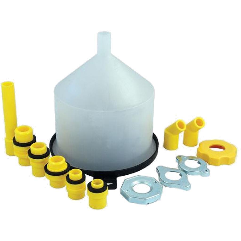 Neilsen Spill Free Car Funnel Petrol Diesel Wash Oil Fuel Portable Accessory Set