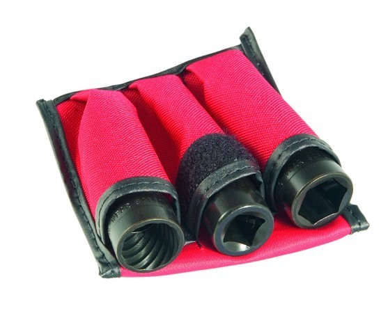 Ken Tool Three Piece 6-Pt. & 12-Fluted Twist Flip Socket Set