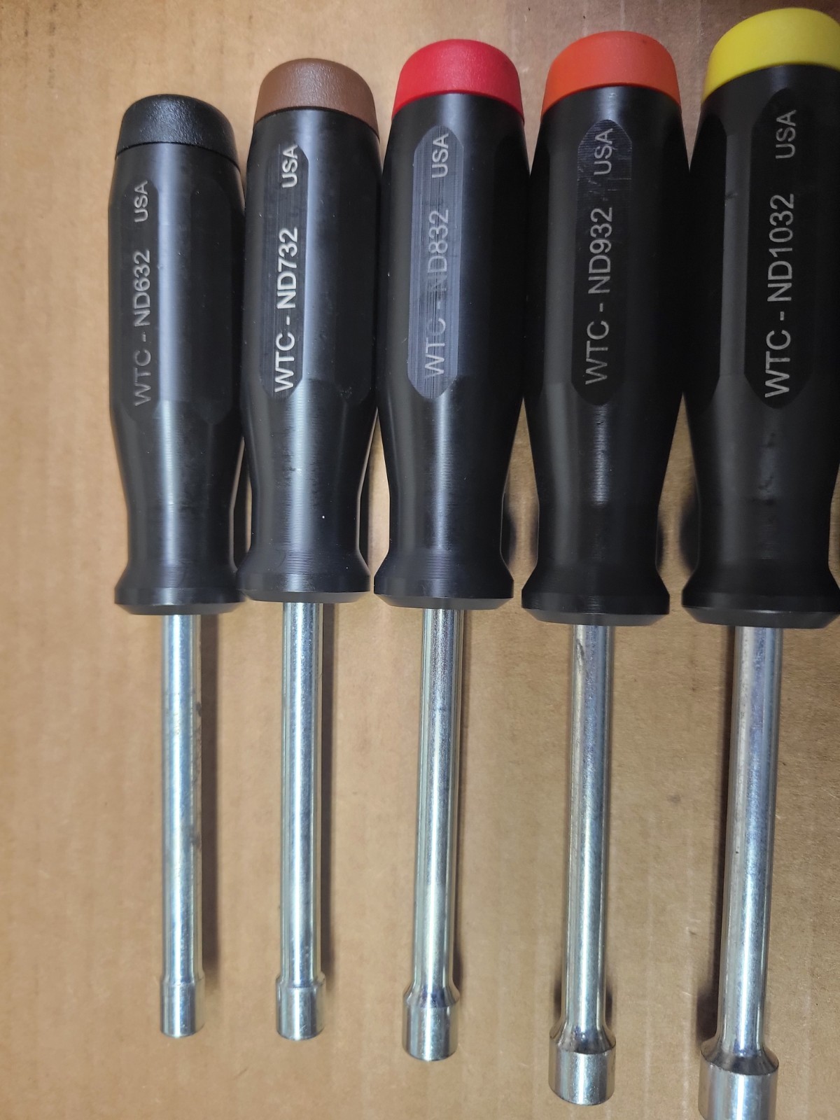 WTC Wright Tool Company 11-Piece SAE Nut Driver Set 3/16 – 5/8″ with Pouch