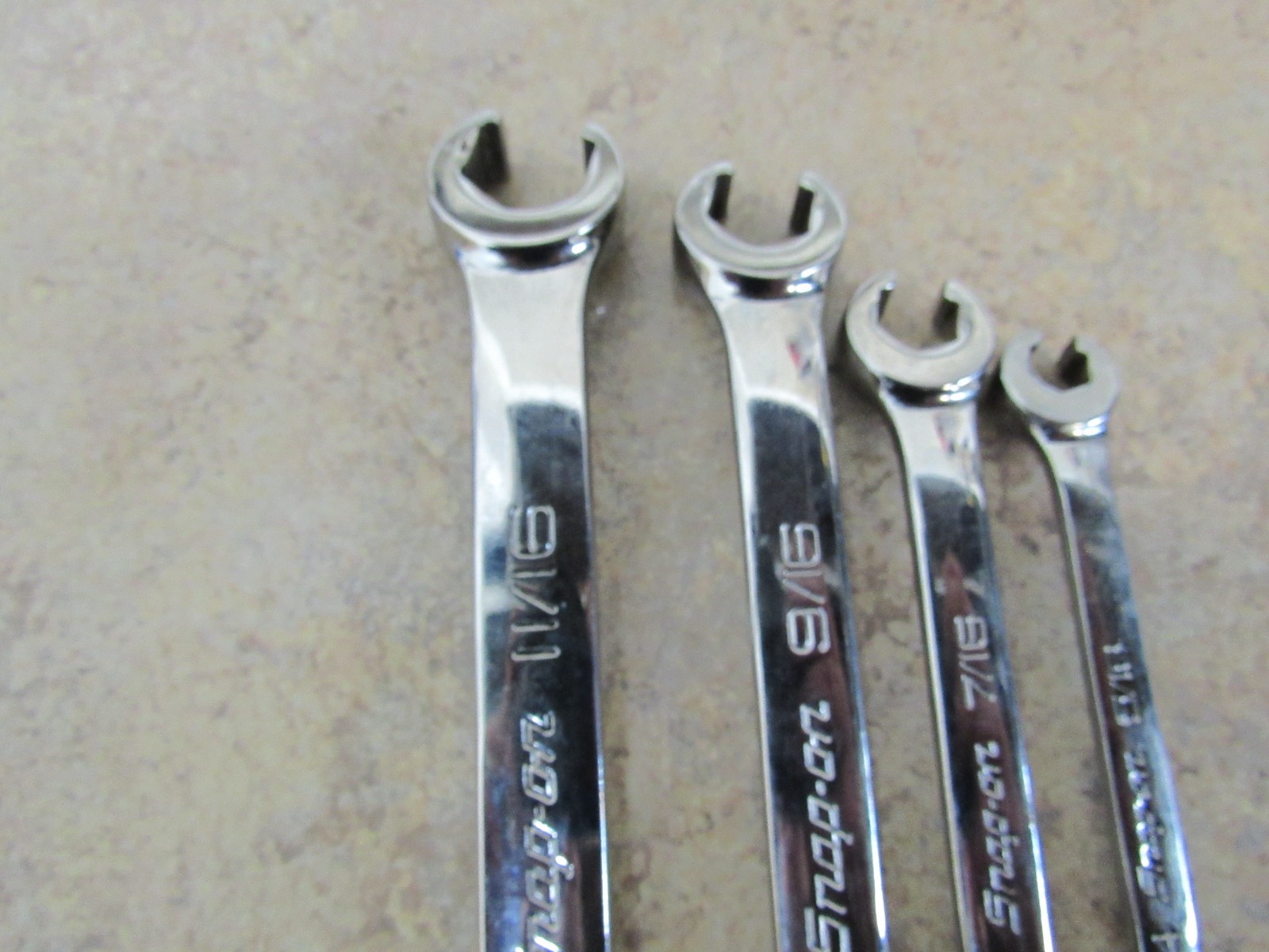 Snap-On Tools SAE Double End Flare Nut Wrench Set RXFS USA