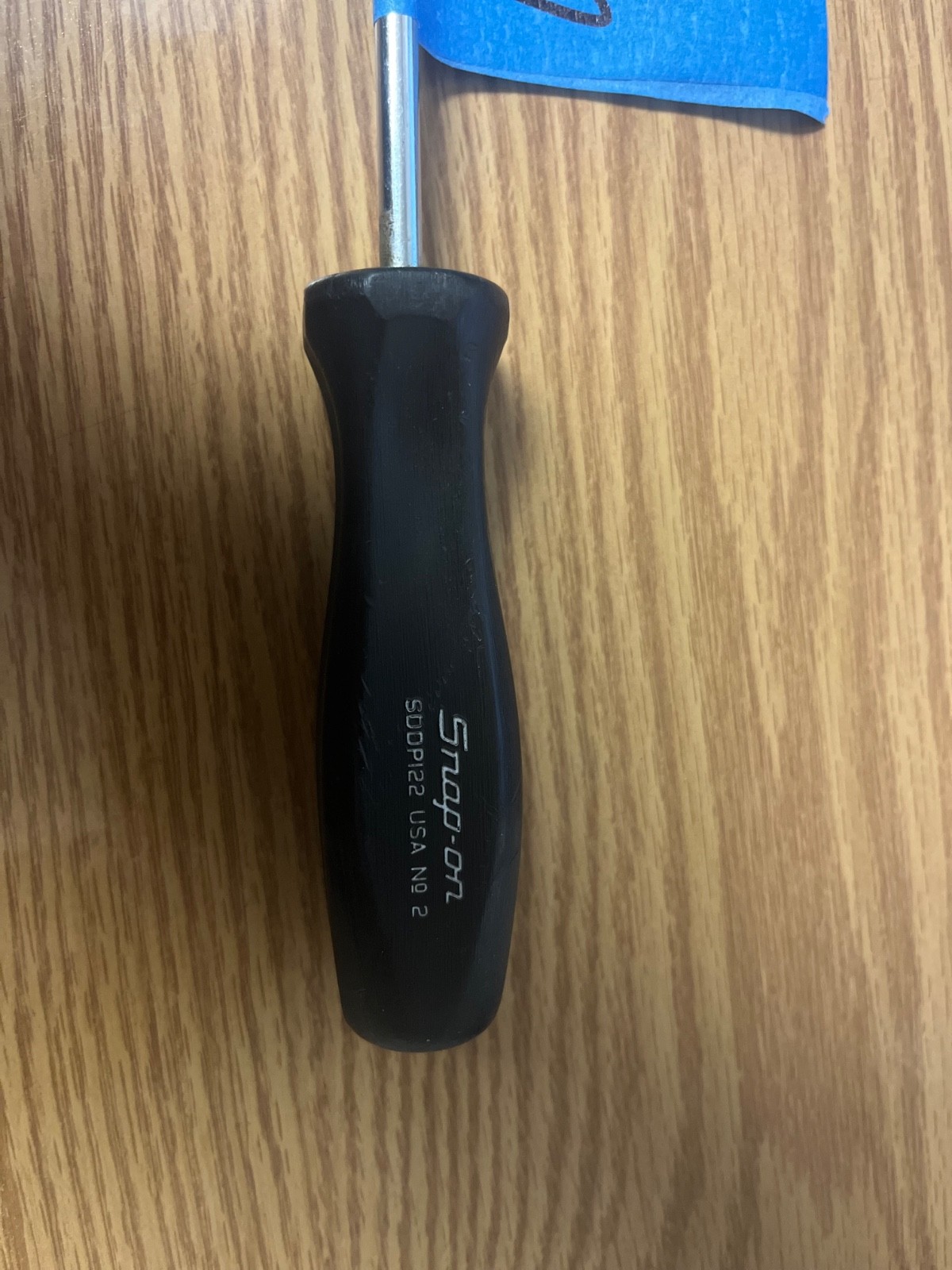 SNAP ON SDDP122 – NO2 PHILLIPS SCREWDRIVER WITH HARD BLACK HANDLE – LOC#159