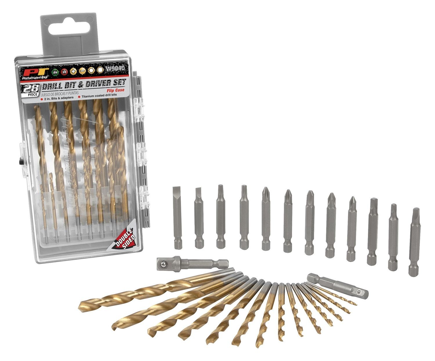 Performance Tool W9040 28 Piece Drill Bit and Driver Set