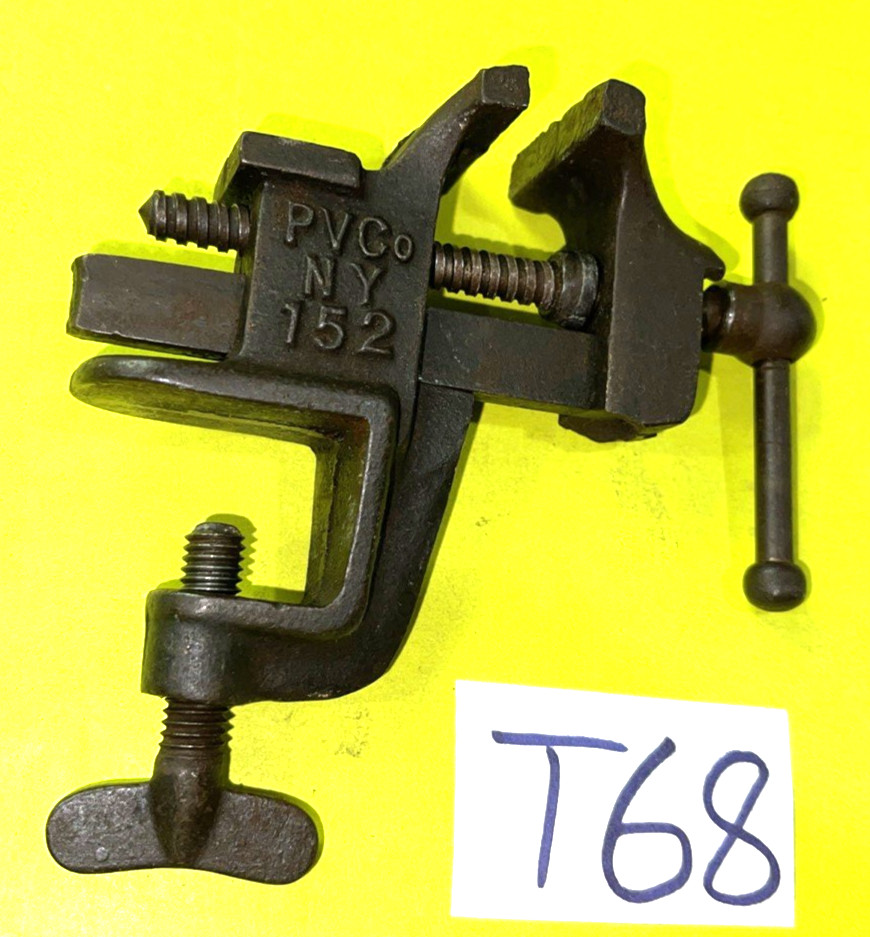 PV CO TOOL VINTAGE 154 VISE 1-1/2 INCHES WIDE JAW FREE SHIPPING IN THE US