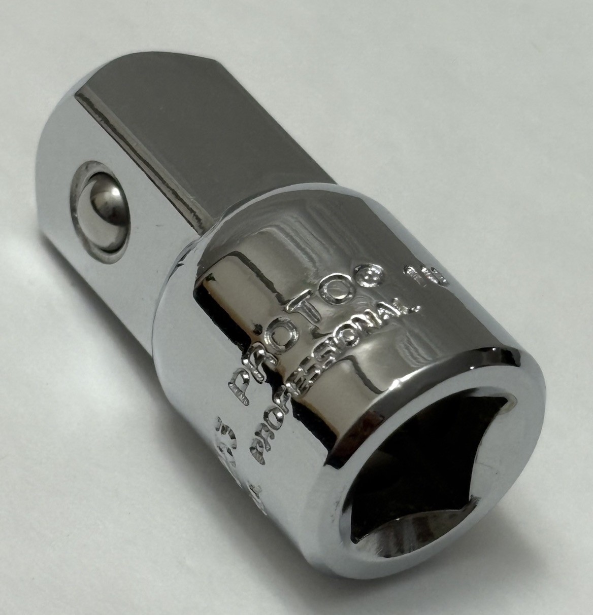 New Proto Professional 5253 3/8″ Drive to 1/2″ Drive Adapter Socket Chrome (SH2)