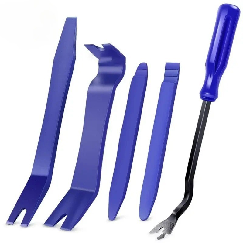 5pcs Car Trim Removal Tool Kit Interior Door Panel Clip Fastener Removal Set