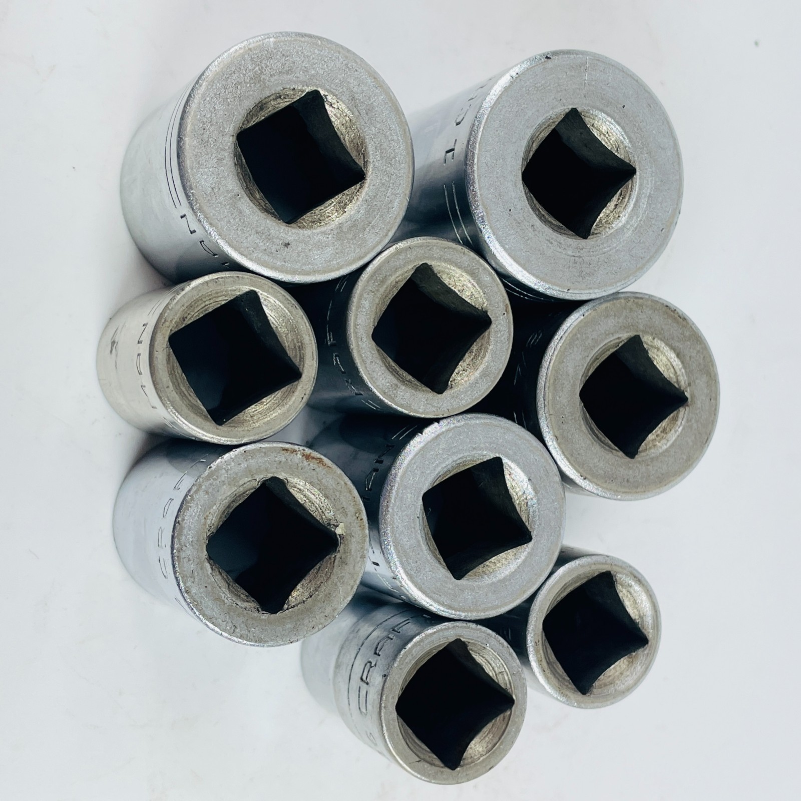 VTG Craftsman V Series 1/2″ Drive Socket Set 10Pc SAE 12 Pt 1/2″ to 1″ w Ratchet
