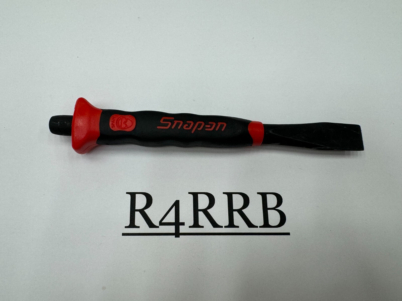 Snap-on Tools SPAIN NEW RED Soft Grip 1/2″ Flat Edge Chisel PCSG816R