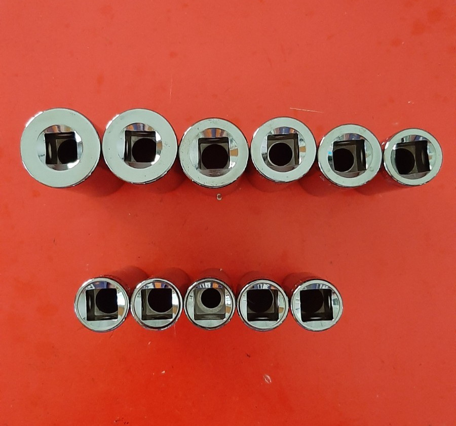 New Craftsman OVERDRIVE 1/2″ Drive SAE 11pc Deep Socket Set 3/8″ to 1″ 6pt Point