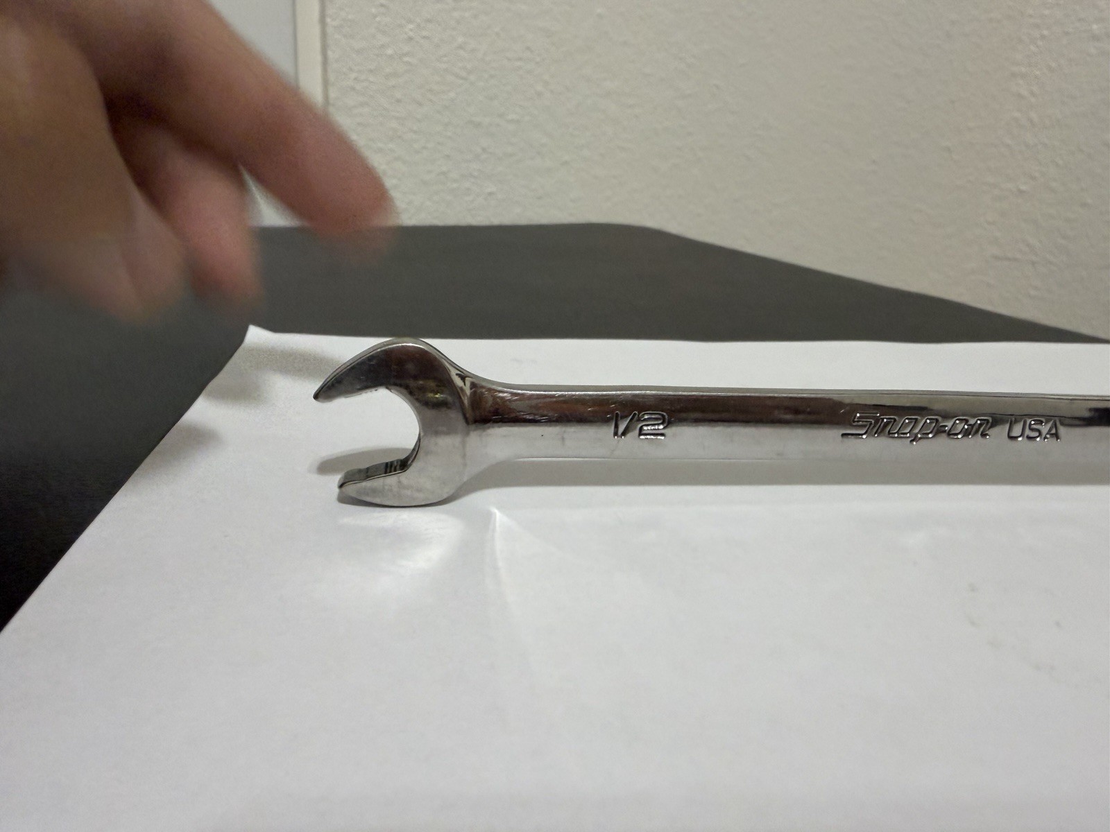 Snap On 1/2” Flank Drive Combination Wrench SAE SOEX16 Made In USA