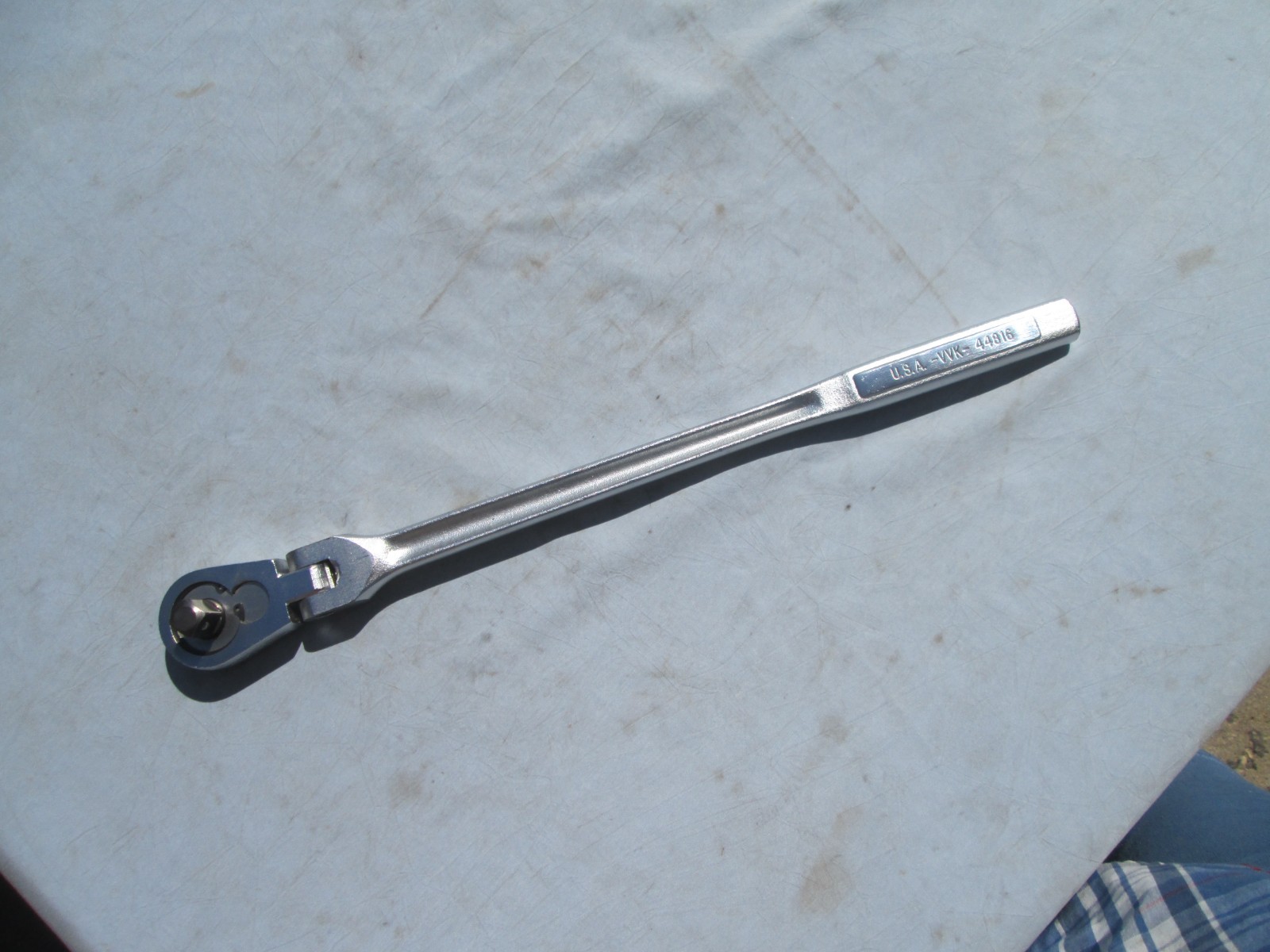 Vtg. SEARS Craftsman Flex Head 1/2″ Drive Ratchet 44816 VVK series Minty Nice