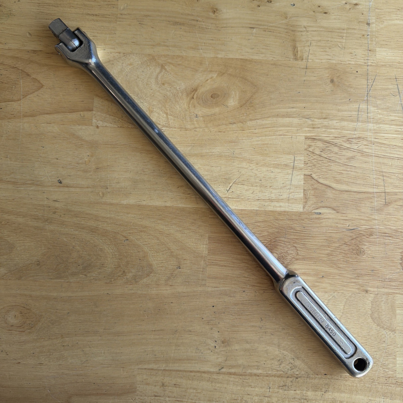 Indestro Tools 15.5″ Long Breaker Bar 1/2″ Drive 6450 Vintage Made in USA