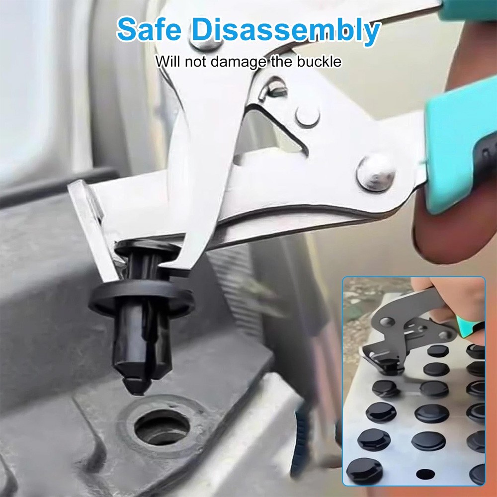 Car Clip Removal Pliers Auto Trim Door Panel Fastener Remover Lever Tool Durable