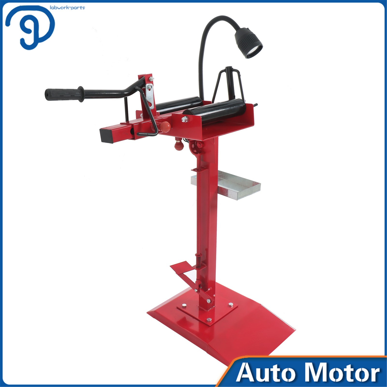 For Truck & Car Manual Tire Spreader Changer Portable Tire Changer w/ LED Light