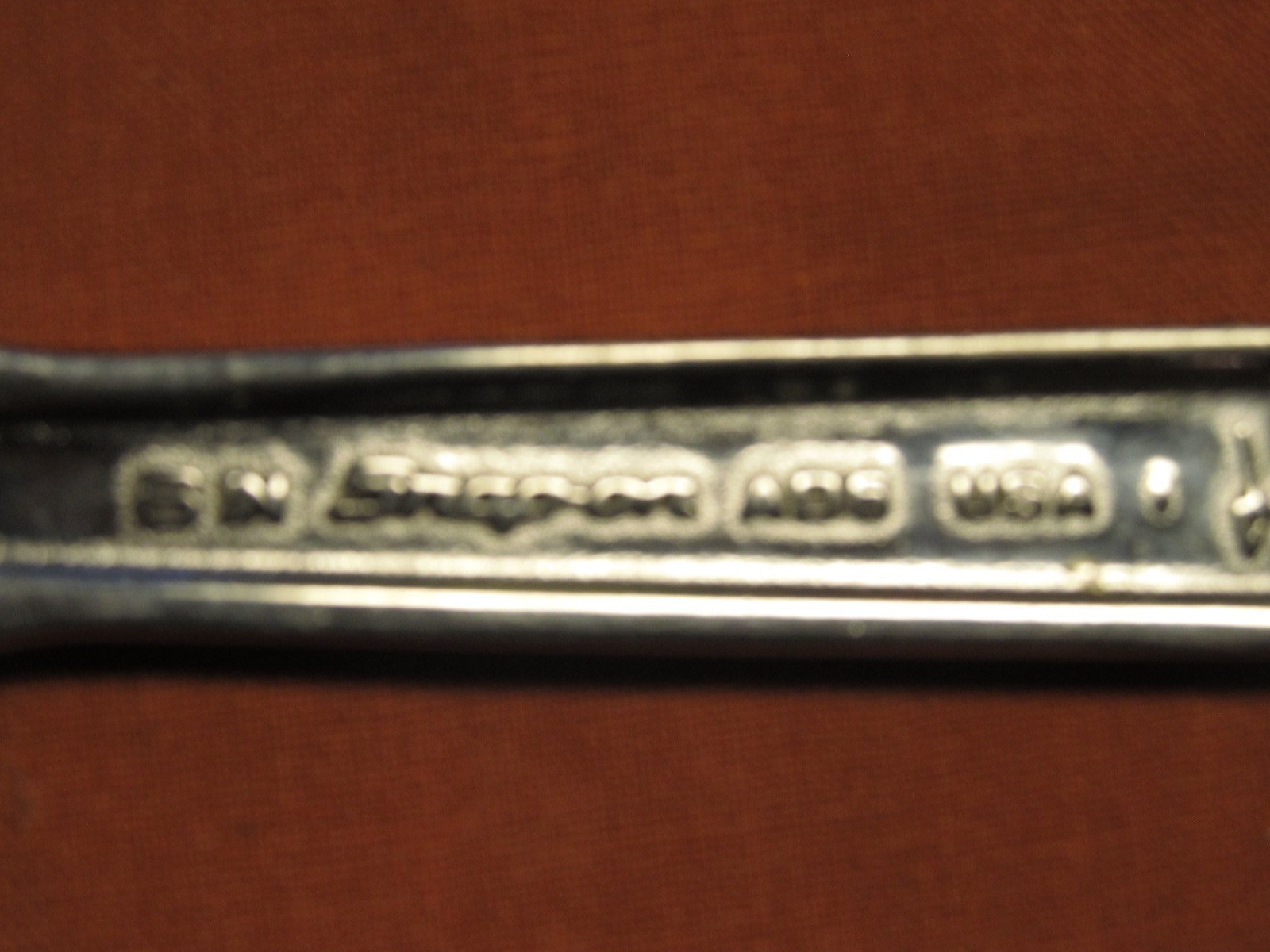 Snap-On Tools USA AD6 6″ / 150mm Full Polish Chrome Finish Adjustable Wrench