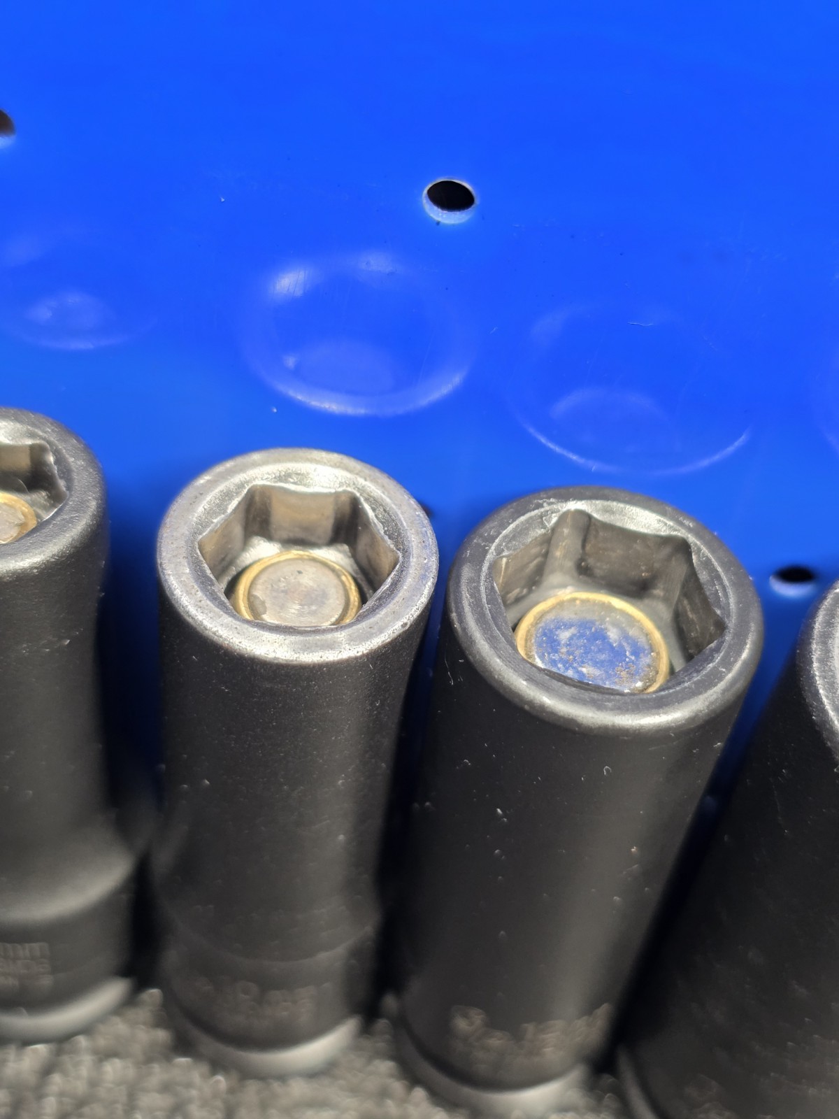 Grey Pneumatic GP 3/8″ Drive 8, 10, 12 & 14mm Magnetic Deep Impact Sockets Nice