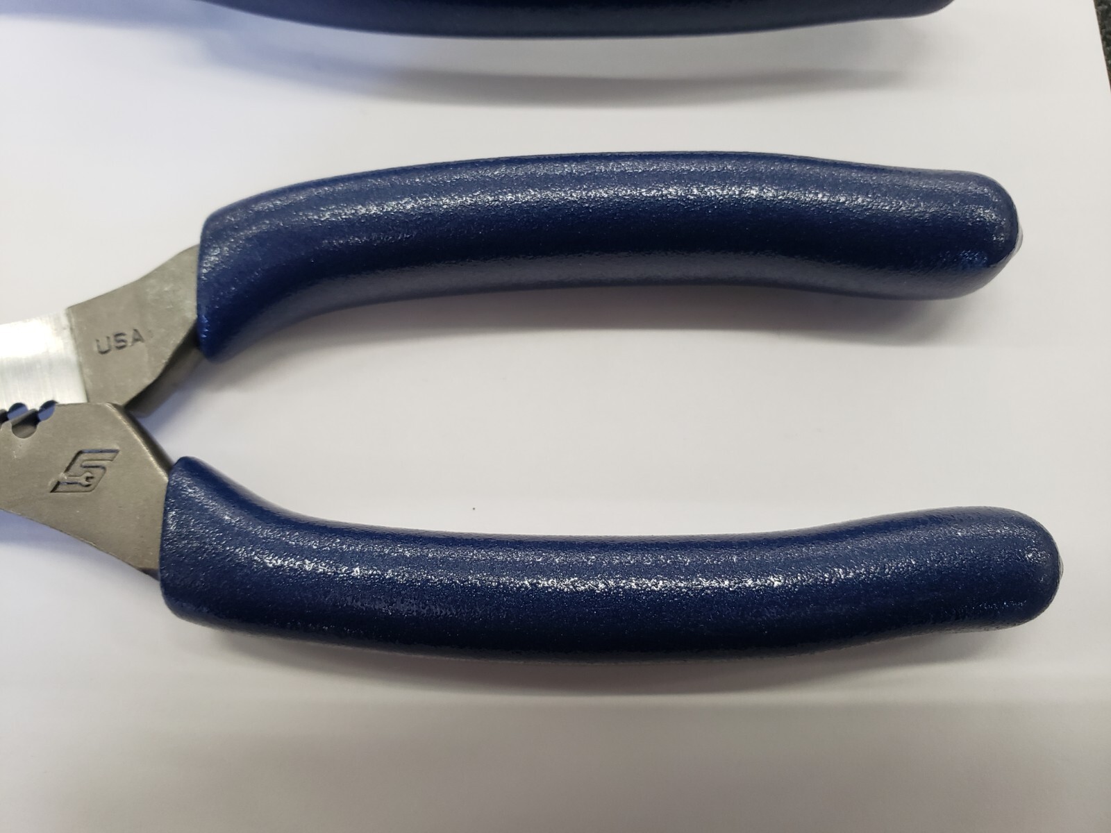 Snap-on Tools POWER BLUE 2pc Soft Grip 7″ & 9″ Wire Stripper Cutter Crimper Set