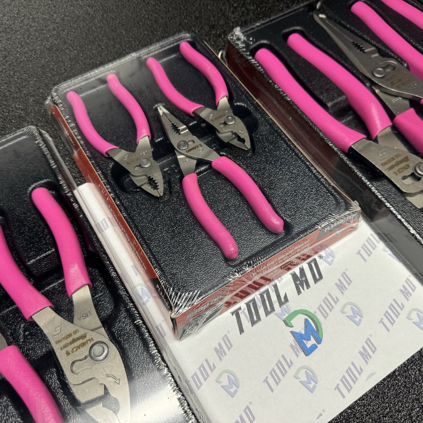 Snap-on Tools LIMITED ELECTRIC PINK Pliers Set PL347ACFEP PL346ACFEP PL344BCFEP
