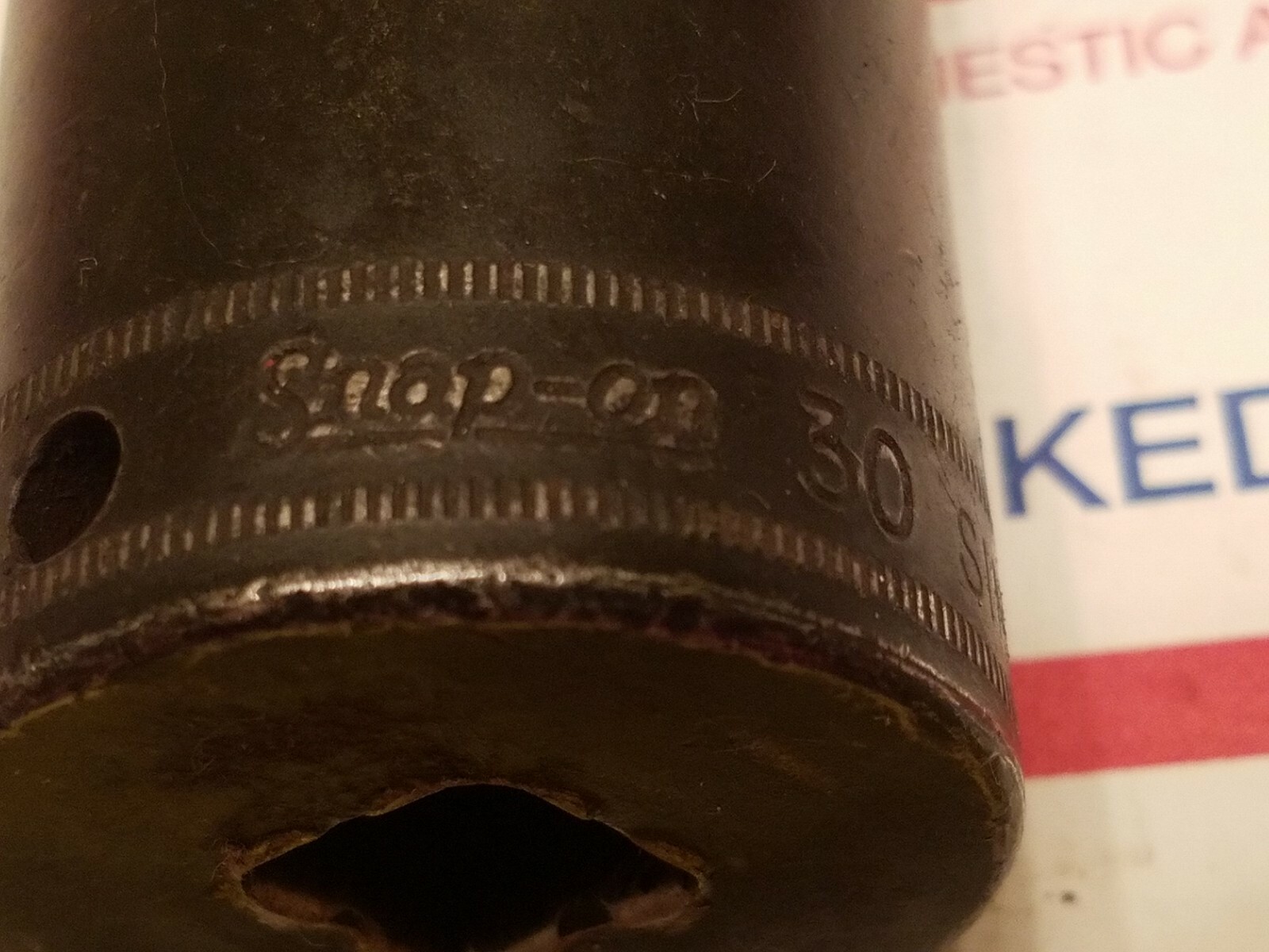 Snap On SIMM300 1/2″ Drive 30mm 6 Point Deep Impact Socket USA