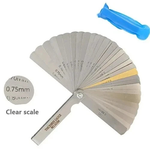 32 Blade Feeler Gauge Dual Reading Combination Feeler Gauge Metric & SAE US NEW