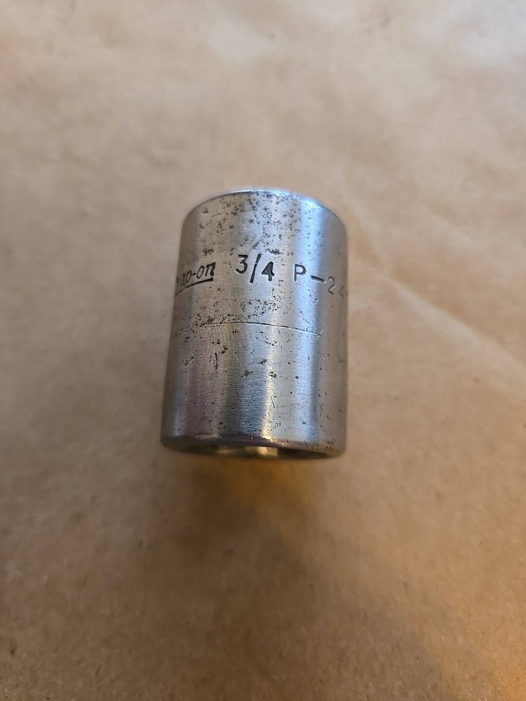 Snap On 1/2″ Drive 3/4″ 6PT Shallow Impact Socket For Parts Canada P-240