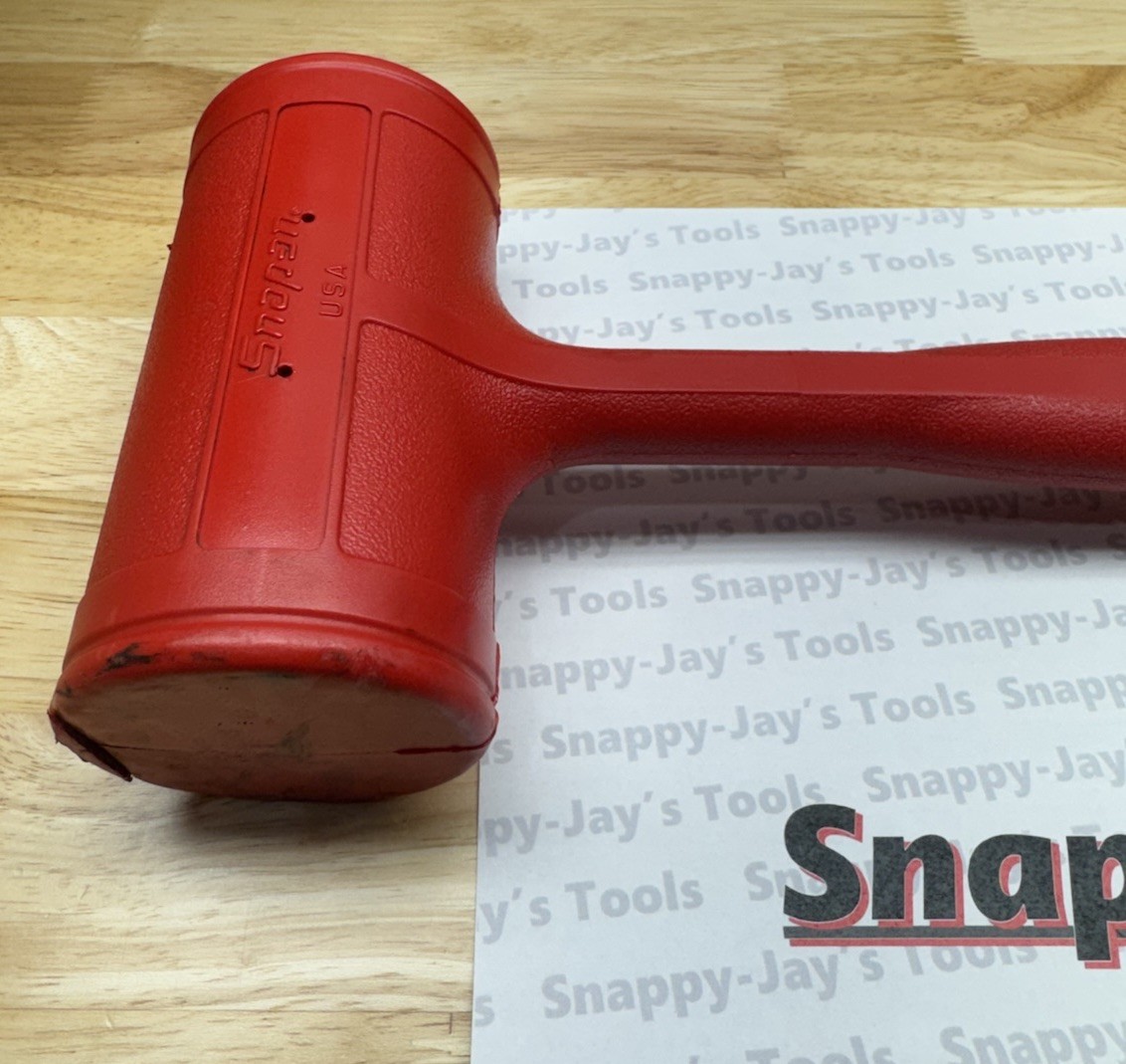 Snap-on Tools USA USED RED 56 Ounce Soft Grip Dead Blow Hammer HBFE56