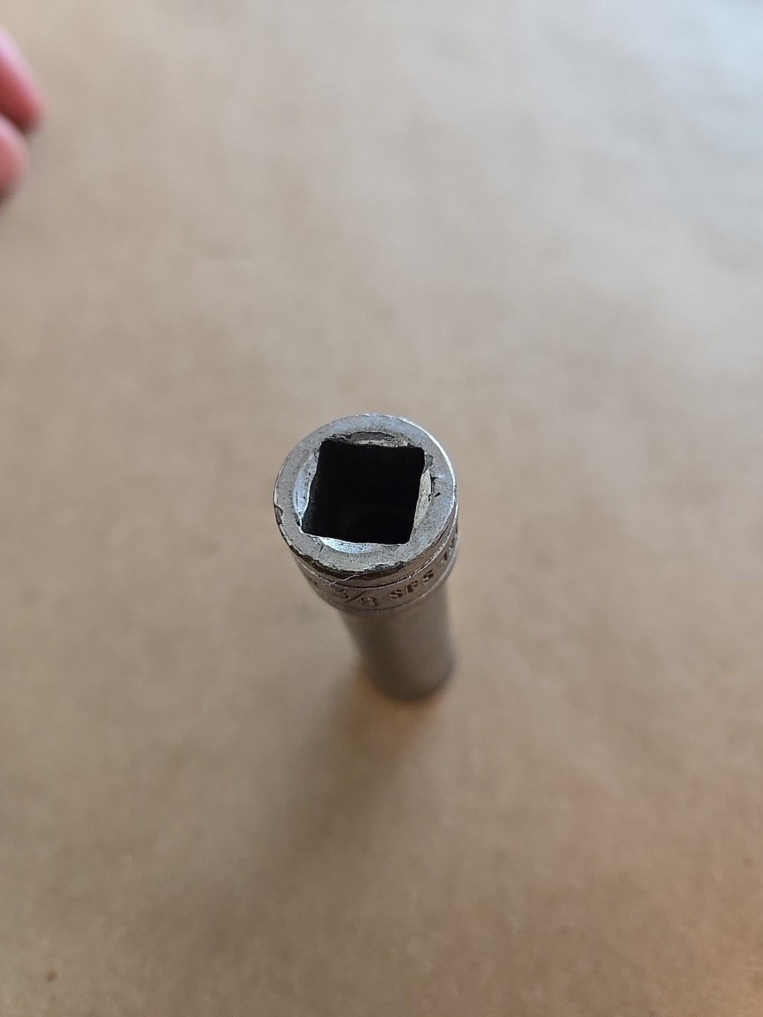 Snap On 3/8″ Drive 3/8″ 6PT SAE Deep Chrome Socket Worn SFS121