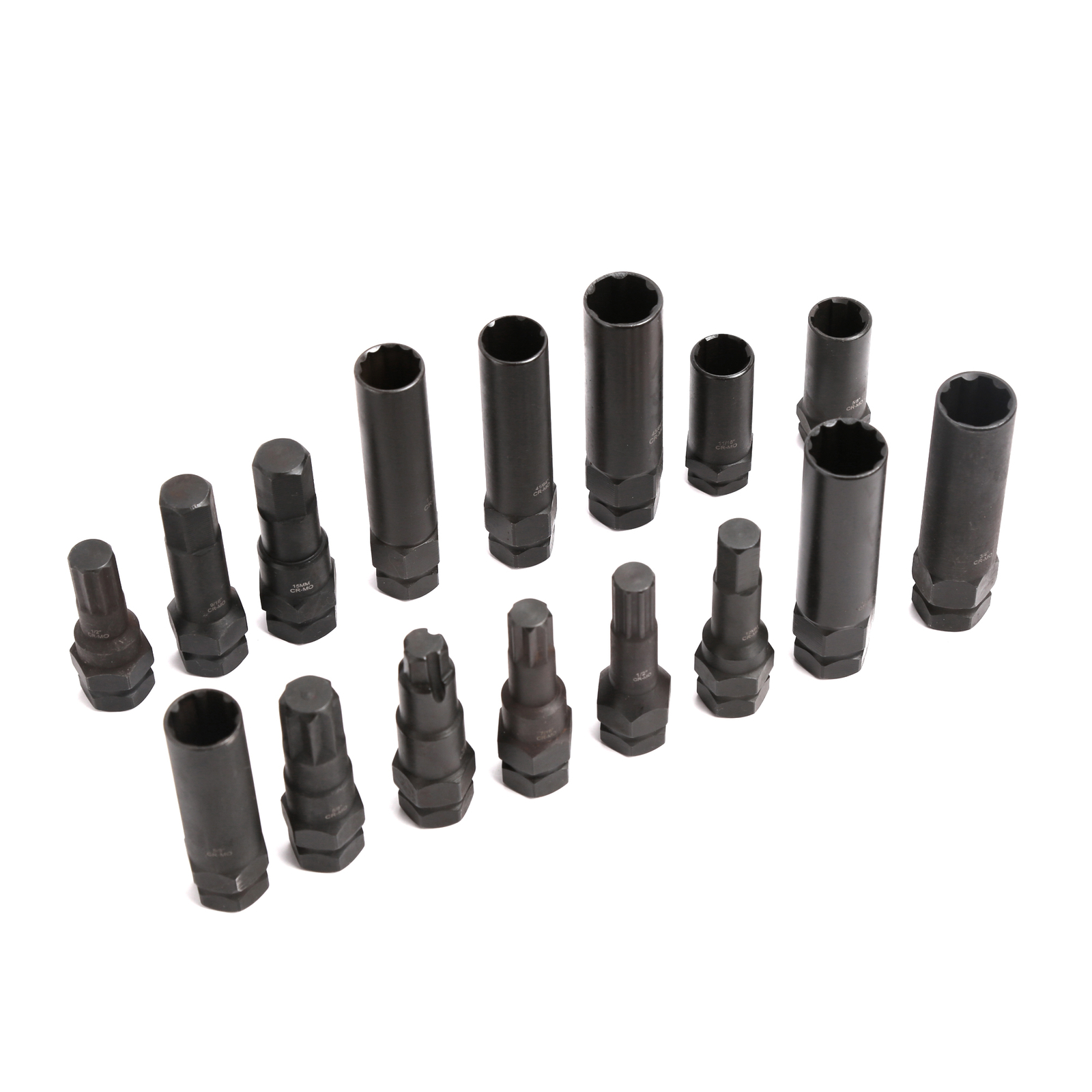 Pro Security Locking Key Lug Nut Master Socket Set Tool Kit Wheel Removal 16pc
