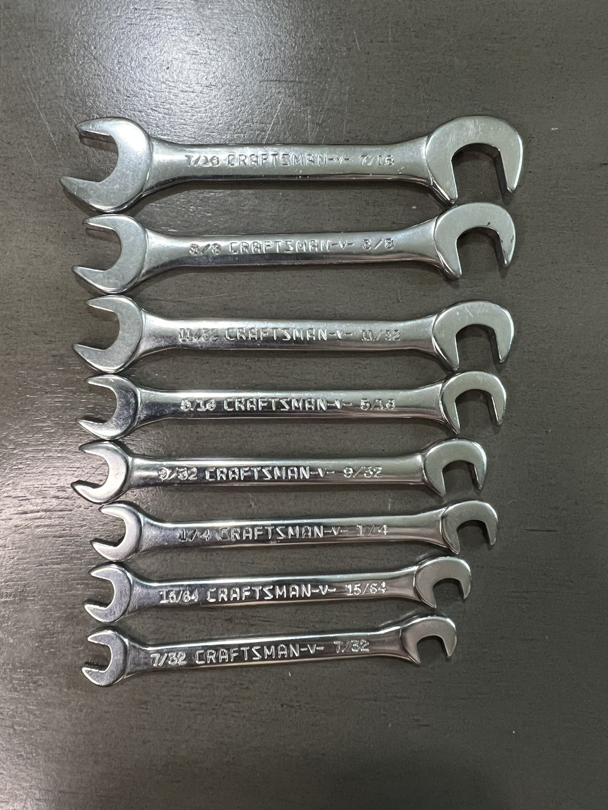 VINTAGE CRAFTSMAN 8 PC «SUPER TUFF» IGNITION WRENCH SET NO. 9-4306