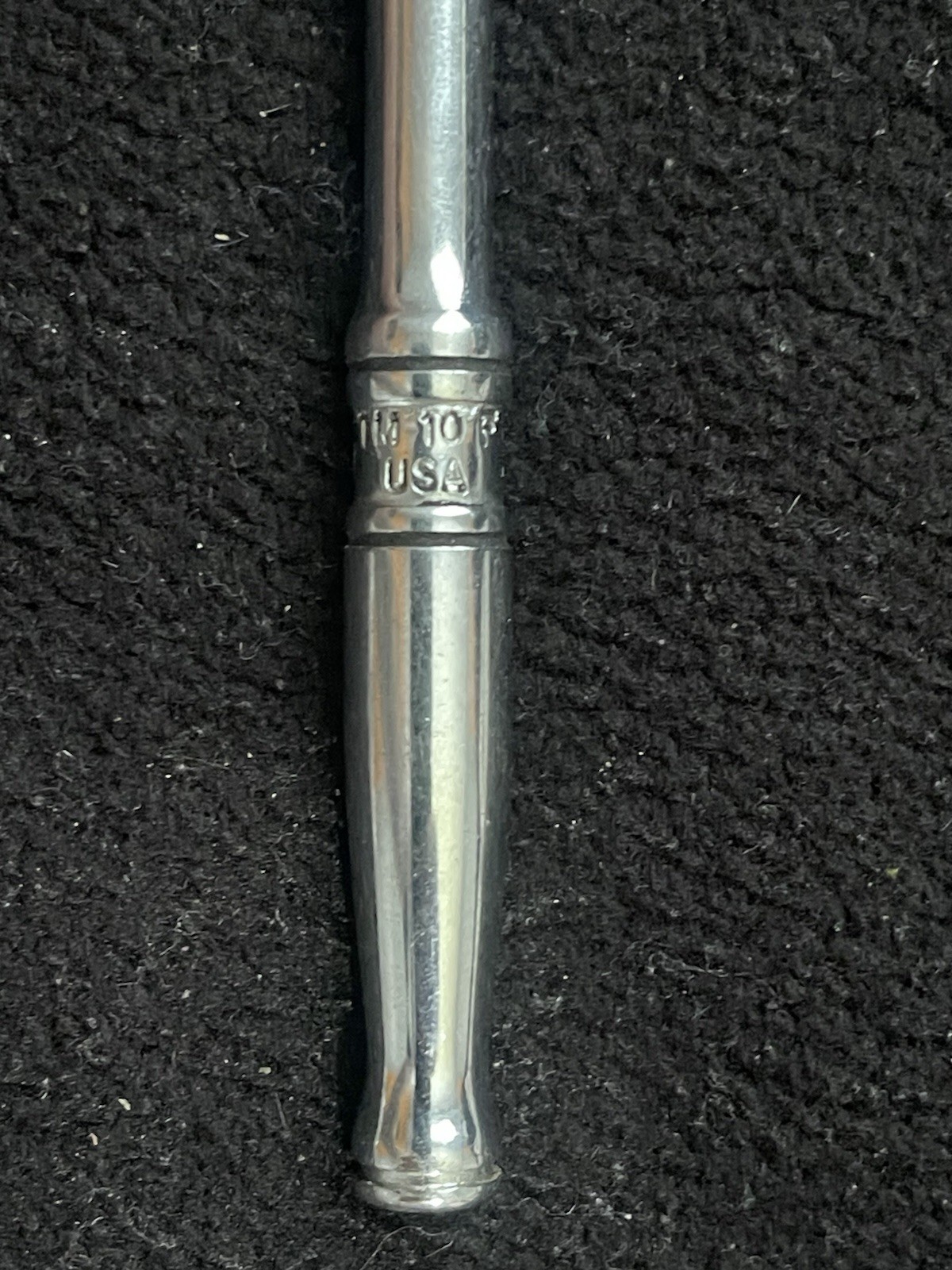 Snap On Tools TM10F 6″ Length Standard Handle Chrome Breaker Bar 1/4″ Drive USA