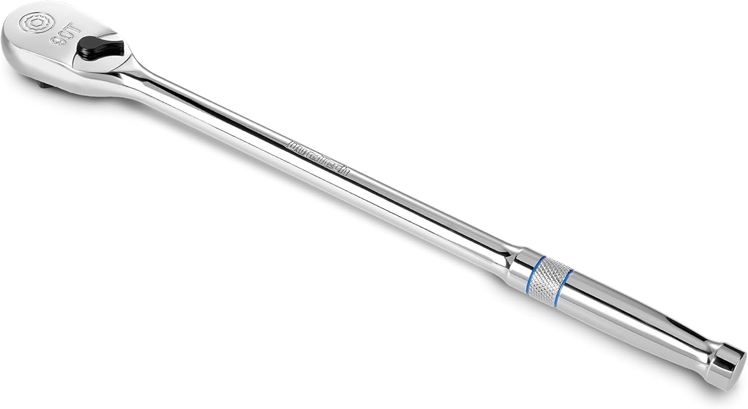 Extra Long Handle 1/2-Inch Drive Ratchet, 90-Tooth Ratchet Wrench with 15″ Ha…