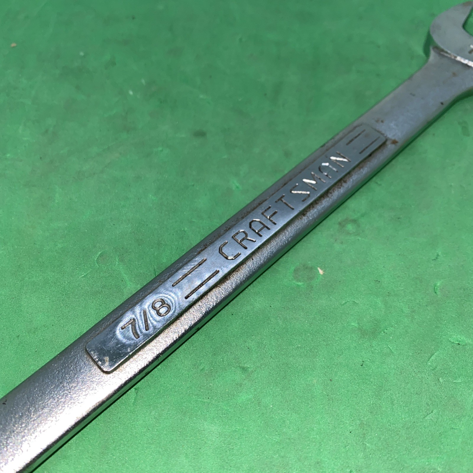 USA Made = CRAFTSMAN = 7/8″ Combination Wrench Standard SAE INCH 44703 12 PT