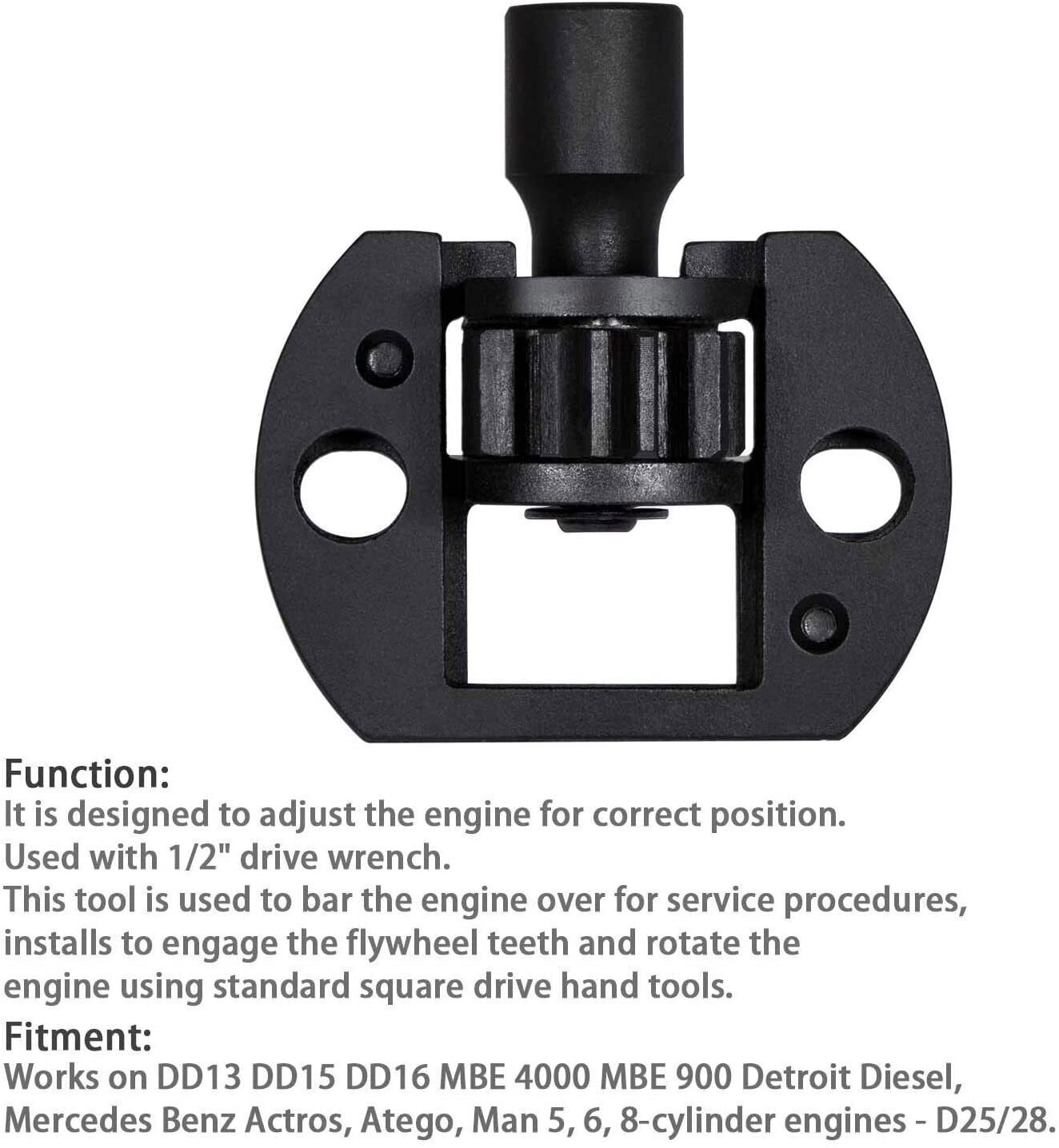 For Detroit Diesel DD13 DD15 DD16 Engine Turning Barring Tool W904589046300