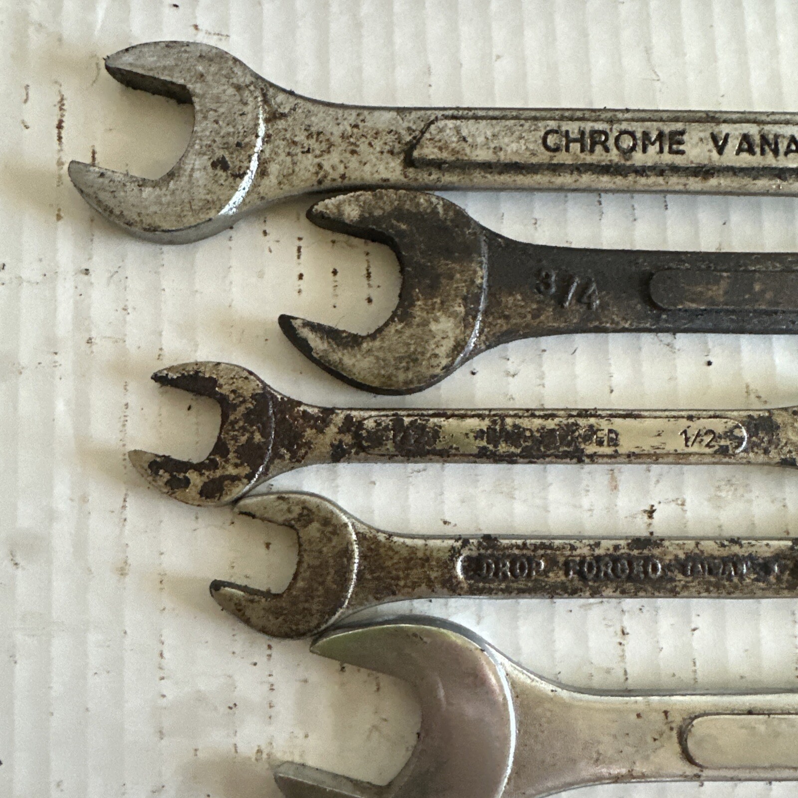 24 combination wrenches standard OPEN / BOXED ends DOUBLES Tatools Durabuilt vgc