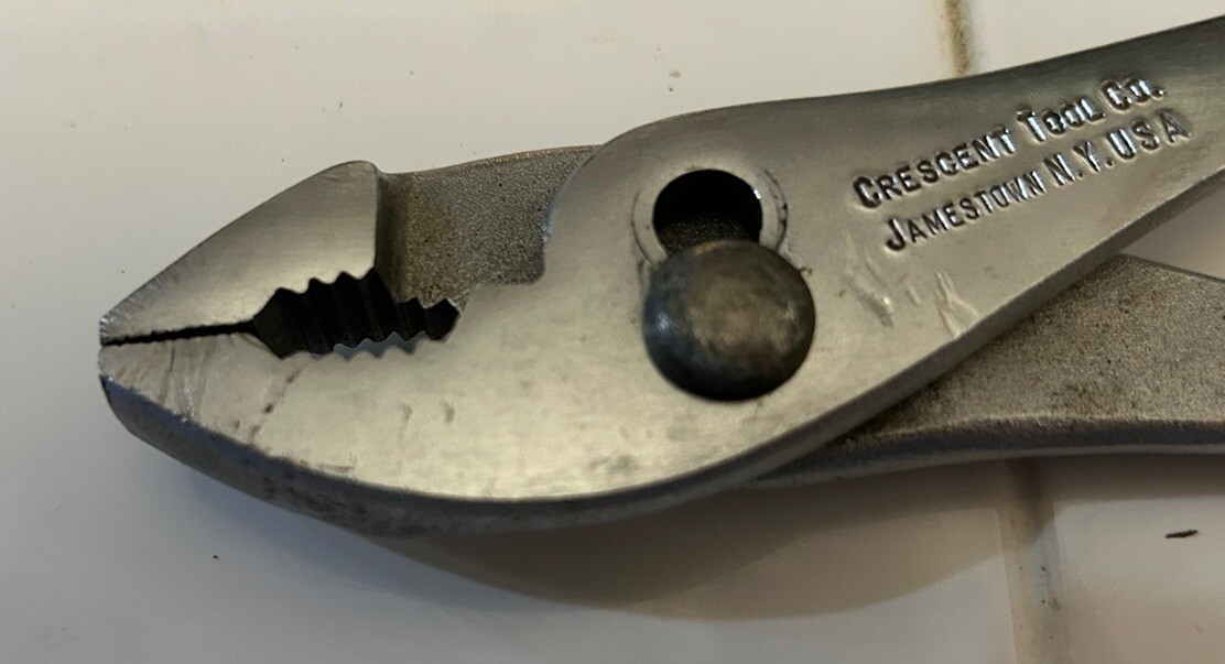 CRESCENT 8″ SLIP JOINT PLIERS USA- VINTAGE