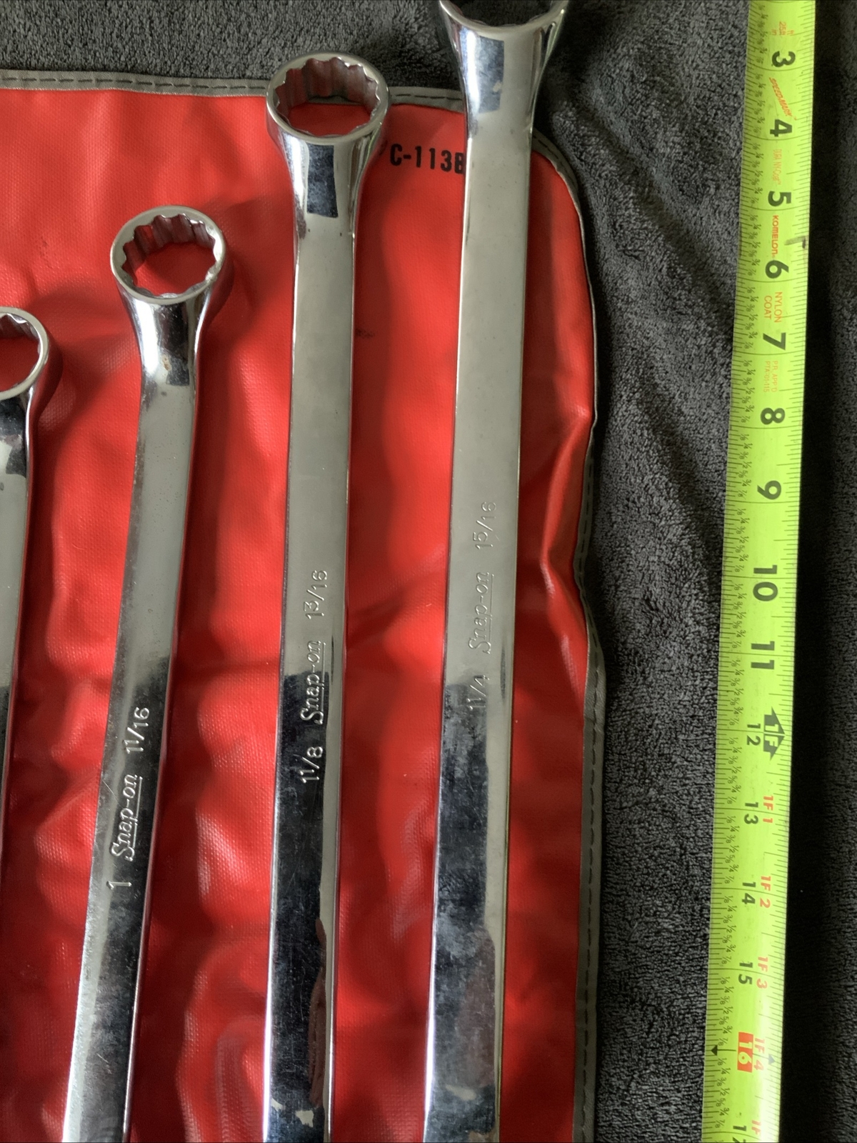Snap On 10 Degree Double Offset Box End Wrench Set, 3/8 Up To 1 5/16